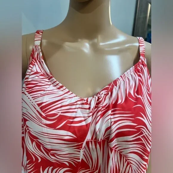 NWT COCO REEF Women's Contours Clarity Bandeau Printed Tankini Top - Picture 6 of 6